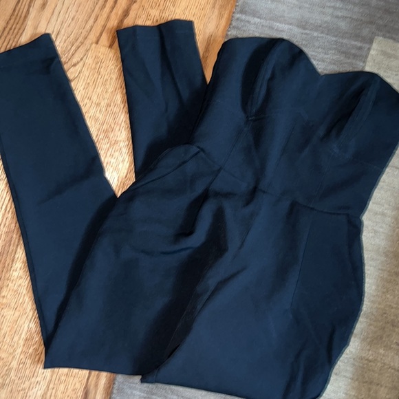 Adelyn Rae Black Strapless Jumpsuit with Pockets - Picture 5 of 7